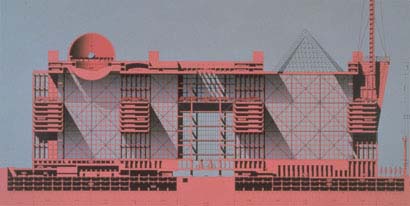 IP65防水 Arata Isozaki 磯崎新 東京新都庁舎 コンペポスター 建築